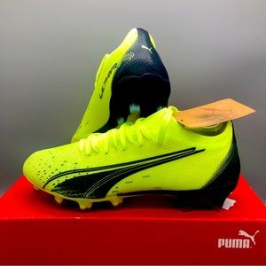 Puma Ultra Match FG/AG Lace-Up Green Soccer Cleats 106905 01 Women's Size 6